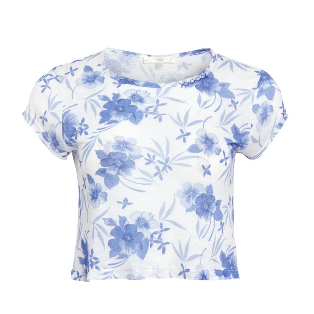 LOVE SHACK FANCY Rubin Cropped Tee